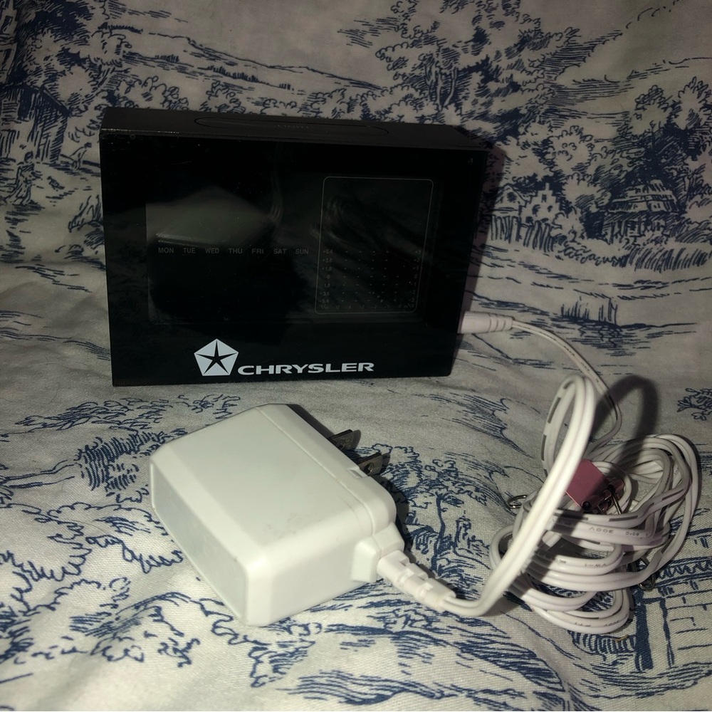 Digital Humidity Temperature Sensor LED Screen Clock Tool Chrysler Branded.